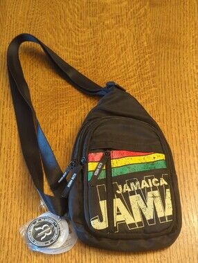 Robin Ruth │Jamaica │ Black One Strap Sling Bag │New with Tags │Adjustable Strap